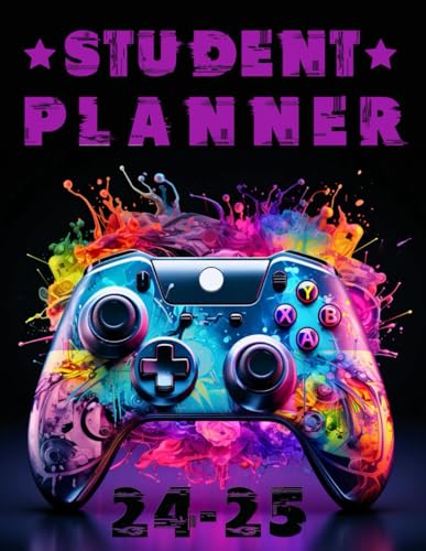 Student Planner 2024-2025 Gamer: With Weekly & Monthly Spreads, To-Do List, Habit Tracker & Homework Organizer for Middle and High School Students | ... for Video Games Lovers in Back to School image 2