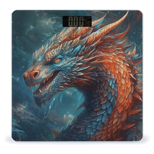 Báscula Digital de Baño Dragon Art Precisión Alta miniatura 1