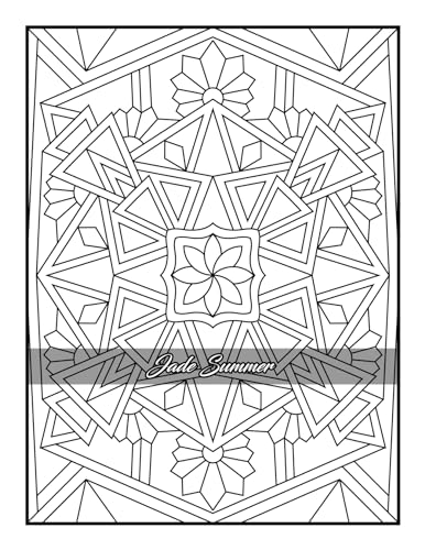 100 Amazing Patterns: An Adult Coloring Book with Fun, Easy, and Relaxing Coloring Pages - Image 88