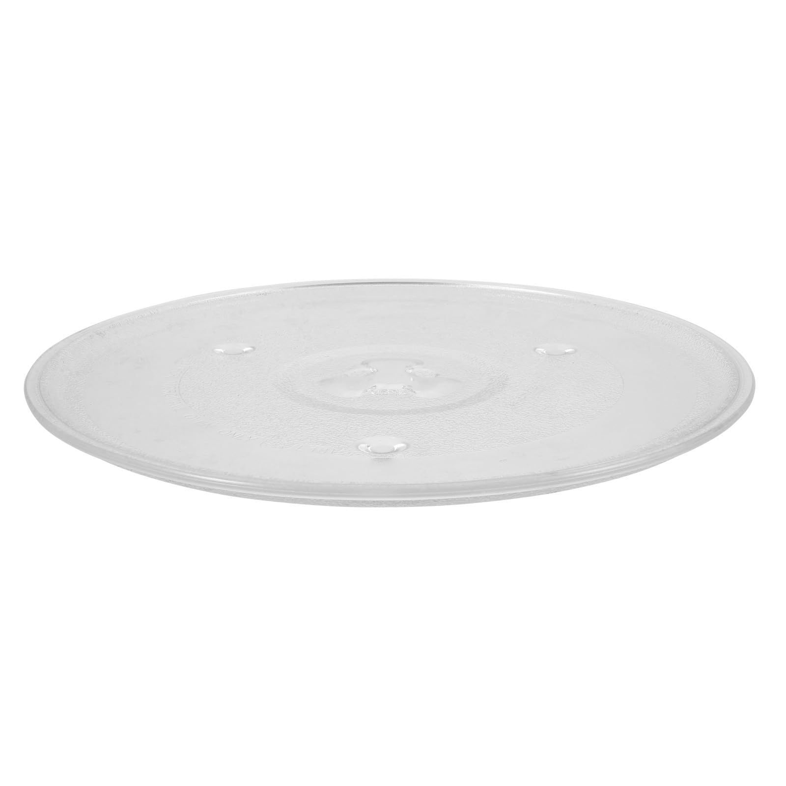Plato Giratorio de Cristal para Microondas Superficie Lisa y Diseño Delicado, Accesorio Práctico para Cocinar en Microondas