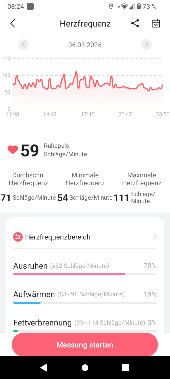 Atlanta Fitnessband mit 3 Bändern Gesundheitstracker - 9760/7 | Inklusive 3 Klettbändern – Displayloser Fitnesstracker