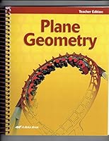 Plane Geometry Teachers Edition B001E6FFAE Book Cover