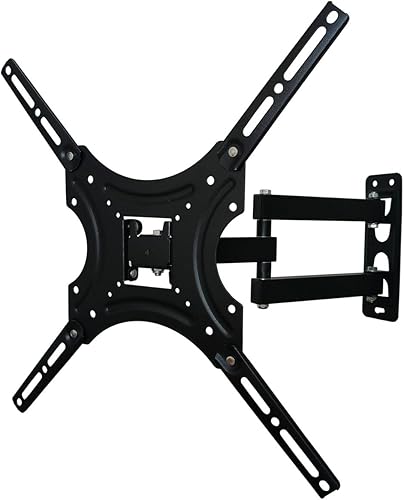 Soporte de pared giratorio inclinable para TV de movimiento completo para la mayoría de 26 30 32 35 37 40 42 45 46 47 50 pulgadas, algunos hasta 52"