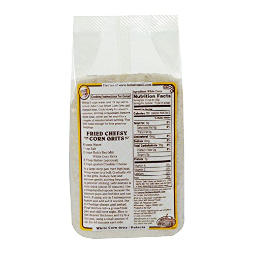 Bob's Red Mill White Corn Grits / Polenta, 24 Oz (Pack Of 4) #TOP1