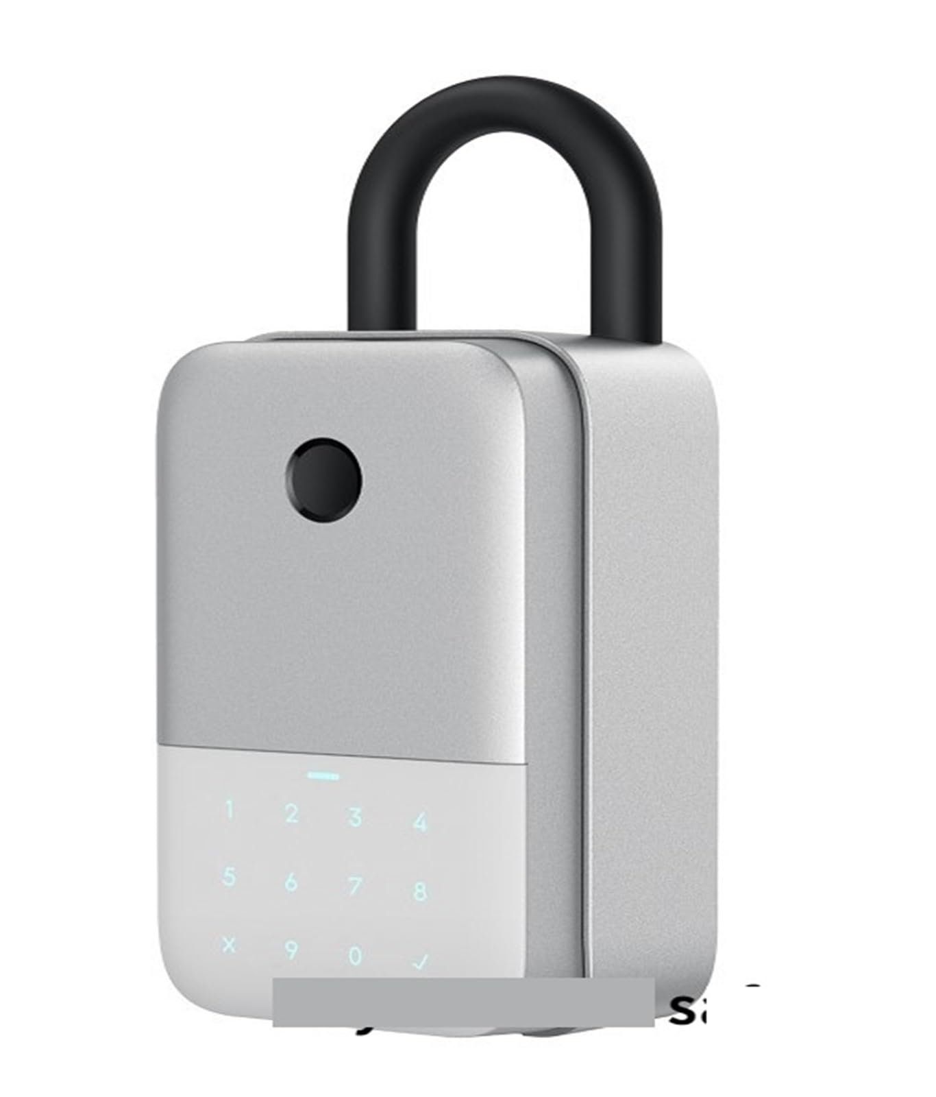 CVFRDD Security Safe Box K221 Key Lock Box Smart Phone APP Fingeprint Password Control Electronic Safe Aluminum Alloy Storage(K241)