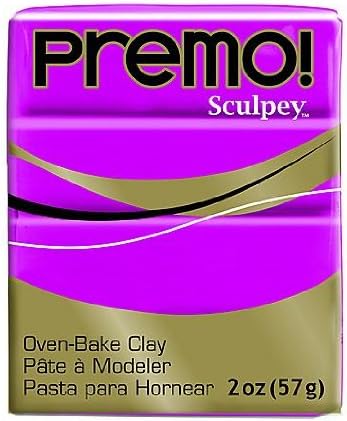 Sculpey Premo Premium arcilla polimérica Fucsia 2 oz. Pack de 5