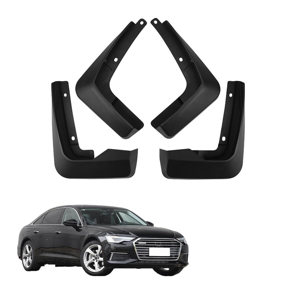 AMHVMU 4pcs Mud Flaps for Audi A6 C8 Standard Models 2019-2025