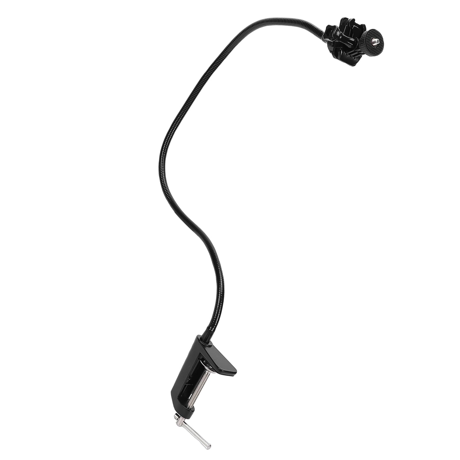 Yctze Supporto a Collo D'oca per Fotocamera, Braccio Flessibile di (I | Angolo regolabile, struttura in metallo, compatibile con varie webcam, design salvaspazio