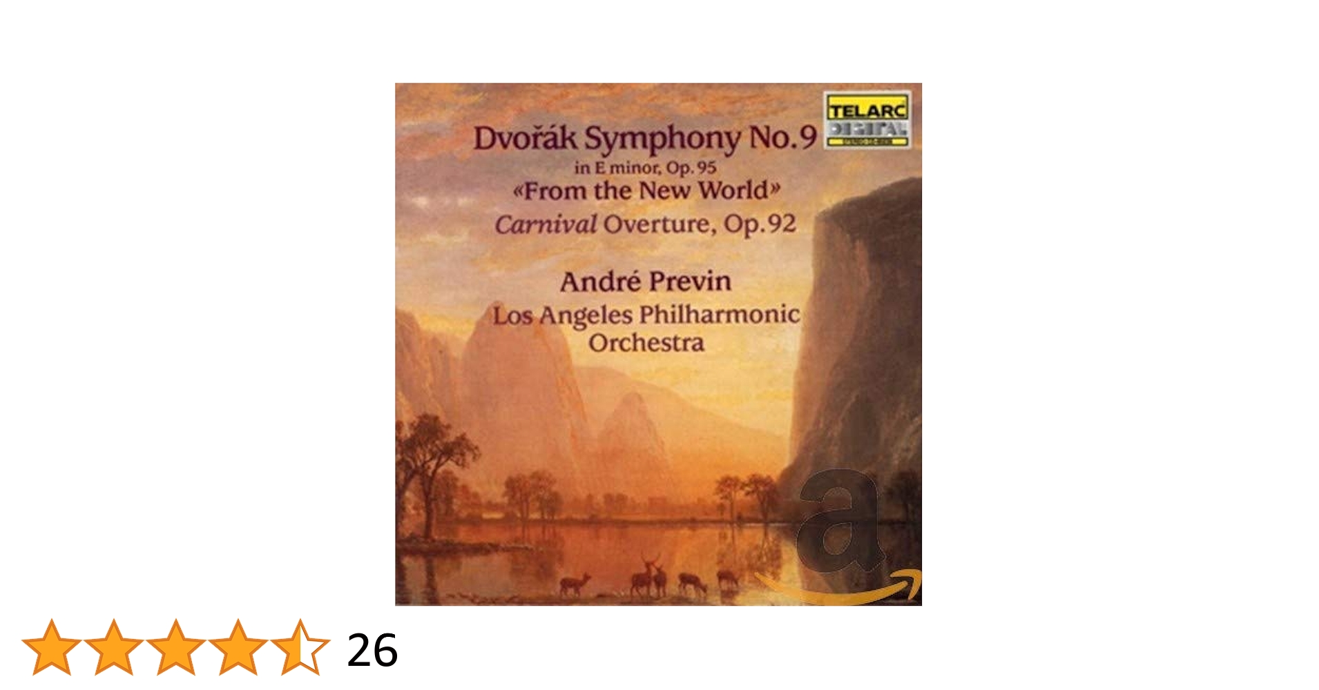 Amazon.com: Dvorak - Symphony No.9 / Carnival Overture: CDs