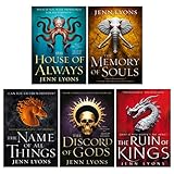 A Chorus of Dragons Series 5 Books Collection Set By Jenn Lyons (The Ruin of Kings, The Name of All Things, The Memory of Souls, The House of Always & The Discord of Gods)