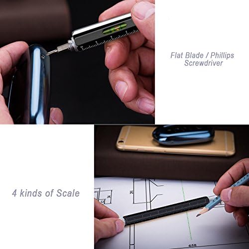 DELA DISCOUNT 5164nB7XUKL._AC_ BIIB Stocking Stuffers Gifts for Men, 6 in 1 Multitool Pen, Unique Gifts for Dad, Cool Gadgets for Men, Tools Christmas Gifts for Men, Dad, Father, Him, Husband, Grandpa, DIY Handyman  