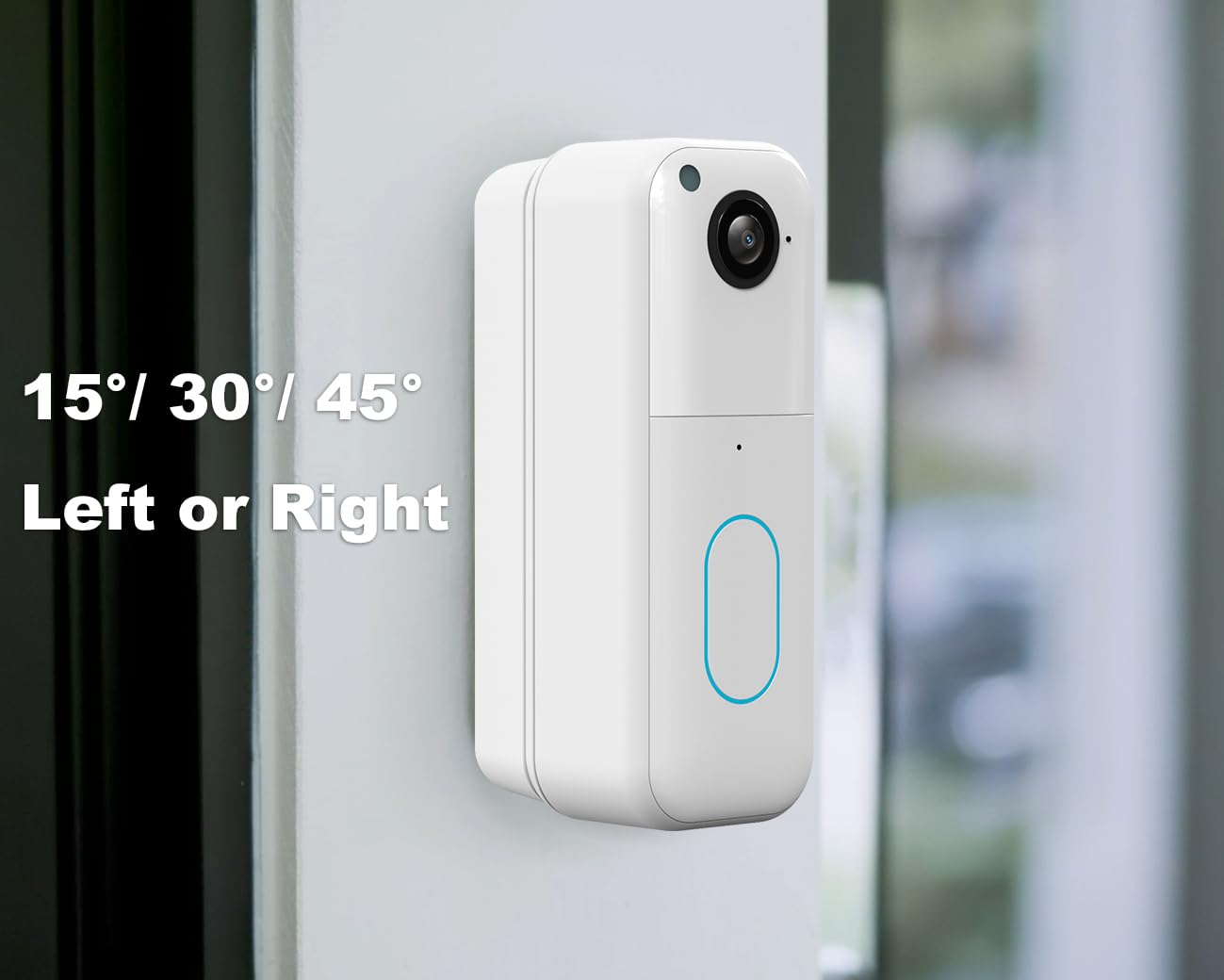 Support D'angle Pour Sonnette Vidéo – 15°, 30° Ou 45°, GESTECH, Compatible Blink
