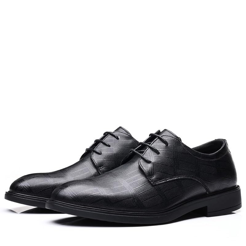 Leather Dress Shoes for Men Oxford Business Formal Comfortable Loafers Classic Pointed Toe Wedding Office Work Casual Footwear2