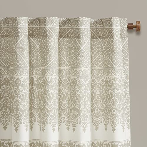 INK+IVY Mila 100% Cotton Single Panel Curtain Tufted Chenile Boho Design Rod Pocket Top Drape for Living Room Privacy Window Treatment for Bedroom Apartments - Image 3