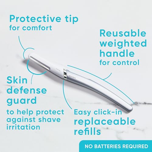 Venus for Facial Hair & Skin Care Exfoliating Dermaplaning Face Razor Handle with 6 Blade Refills - image 3