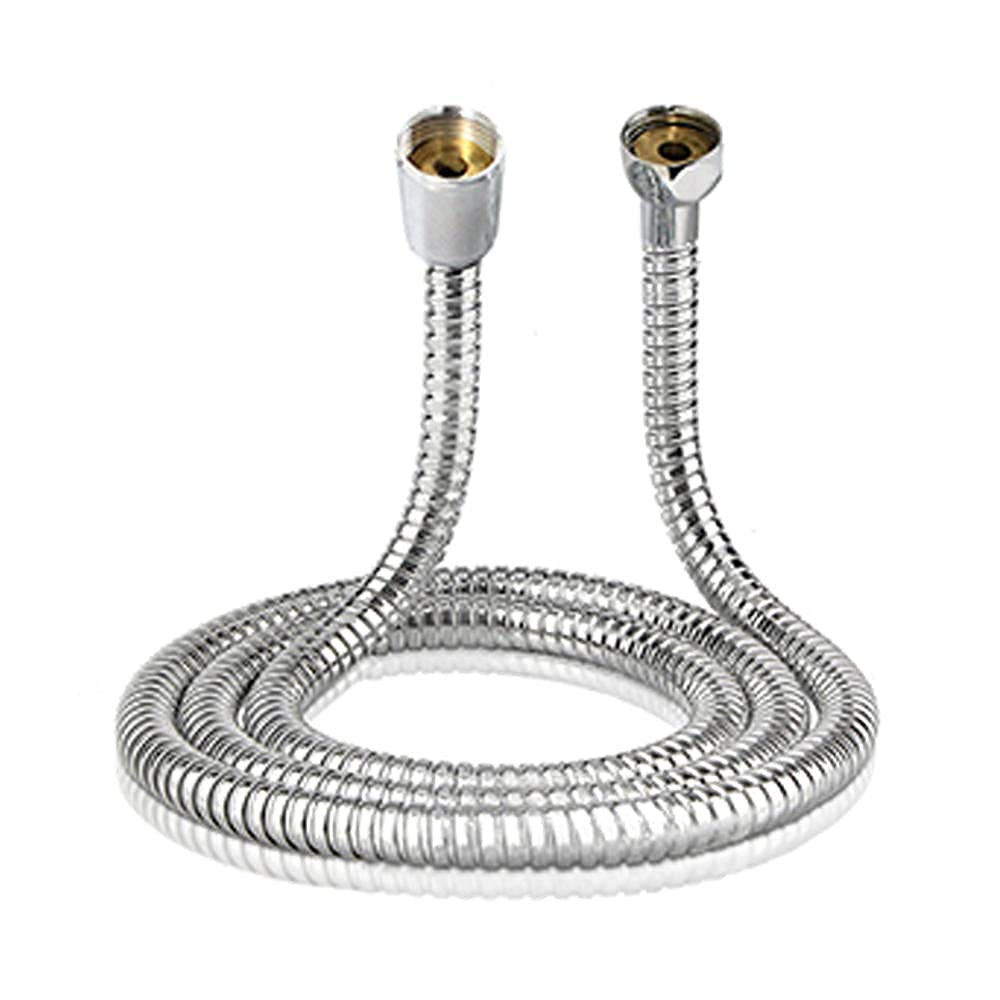 Tubo Doccia Antipiega,Tubo Doccia in Acciaio Inox, Sostituzione del Tubo Flessibile della Testa del Tubo Flessibile della Doccia in Acciaio Inossidabile(Silver,1.5M)