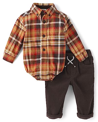 Image of Gymboree baby-boys 2-piece Special Occasion Top and Pant Suspender Set