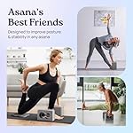 Deep-Zen® Yoga Blocks Wrist Support; Yoga Blocks 2 Pack with Knee Pads and Strap to Put Less Weight on Wrists; Durable, Versatile Yoga Brick Exercise Block Set, Blocks Yoga - Image 5