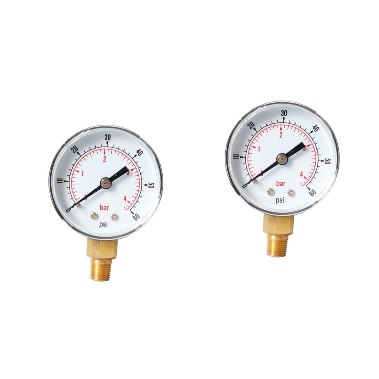 Manomètre compresseur d'air 0-60 PSI Healvian 2 pièces avec affichage numérique précis