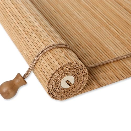 Cedario Natural Bamboo Blinds for Windows Light Filtering Roller Blind