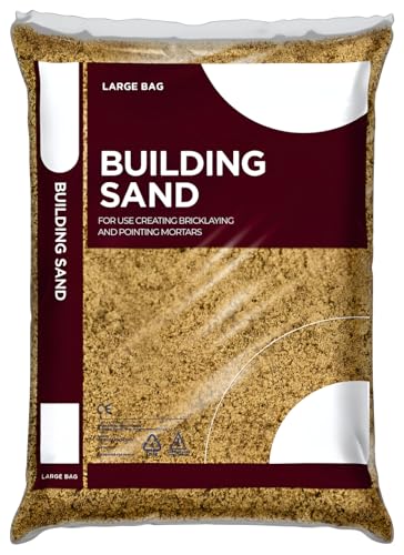 Building Sand 20kg Bag for Bricklaying & Plastering Natural Soft Construction Sand