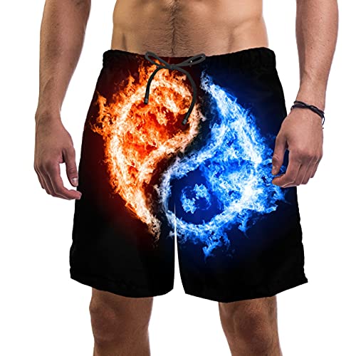Short de bain rétro homme pour la plage et la piscine en taille XL