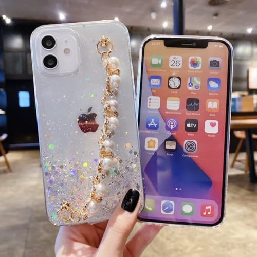 Coque antichoc iPhone 14 Pro Max anti-chute avec chaîne de poignet perles - 2