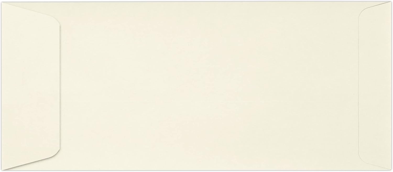 LUXPaper #10 Policy Business Envelopes | Peel & Press | 4 1/8" x 9 1/2" | Natural | 70lb. Text | 250 Qty