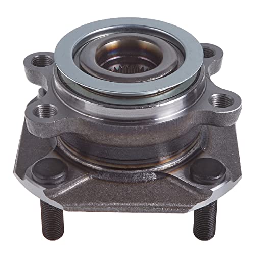 AUQDD Conjunto de cubo e rolamento da roda dianteira 513299 x2 (4 terminais, para L4-2.0L 1997cc e n