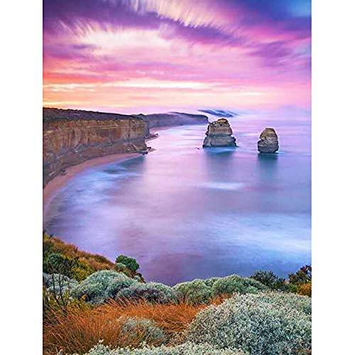 Peinture diamant vue sur la mer pour transformer la décoration murale de votre chambre