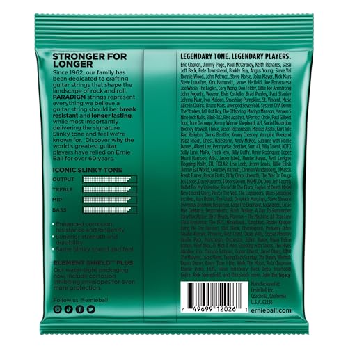 Image of Ernie Ball 2026 Paradigm Electric Guitar String, Not Even Slinky