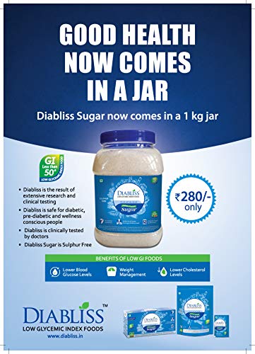 Diabliss-Diabetic-Friendly-Herbal-Cane-Sugar-Free-from-ChemicalsArtificial-Sweeteners-Low-Glycemic-Index-GI-1Kg-Reusable-Jar-1