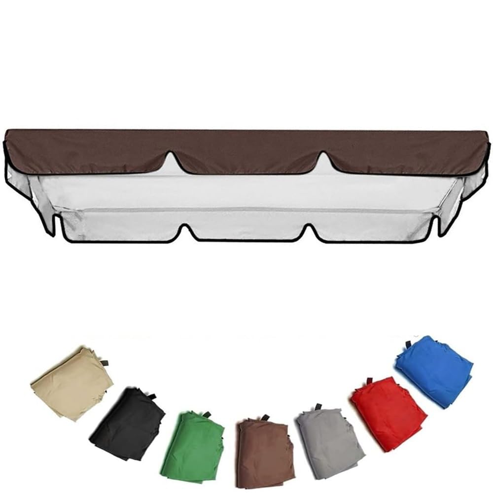 Capota para columpios con protección UV duradera y lona impermeable de 195 cm