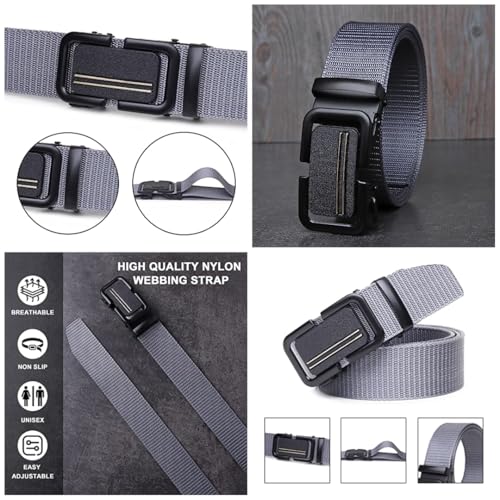 Image of TPM UrbanForce Combo Belt for Men - Pack of 2 Nylon Belts with Premium Metal Buckles | Adjustable, Durable & Stylish for Casual, Outdoor & Daily Wear | Gift Box