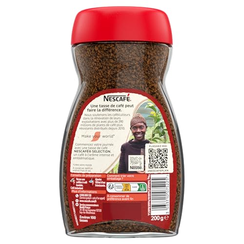 Café Soluble Sélection Nescafe Le Flacon De 100 Tasses - vue 2