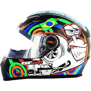 Capacete FW3 GT TURBO PRETO BRILHANTE 58 COM VISEIRA CRISTAL