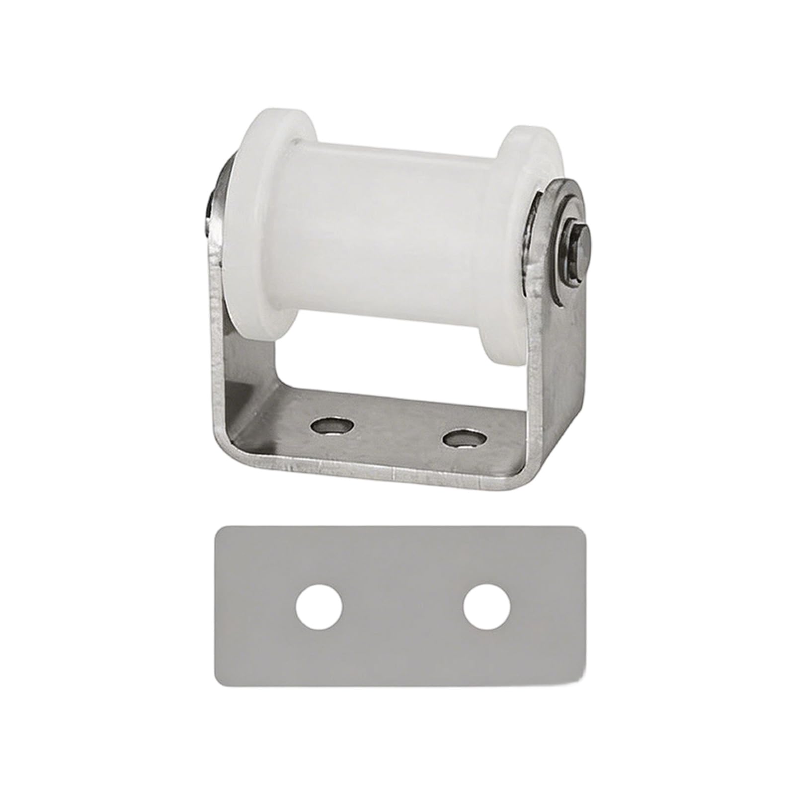 Purplelily 32Mm Resistant Nylon Pulley Guide Bearings Double Bearing Guide Wheel Square Track Roller For Sliding Doors Double Bearing Wheel