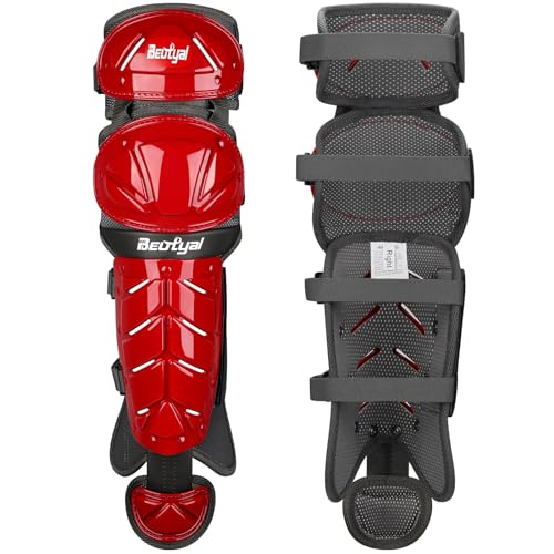 Beutyal Catchers Leg Guards Youth 9-12 Baseball Softball Shin Guards