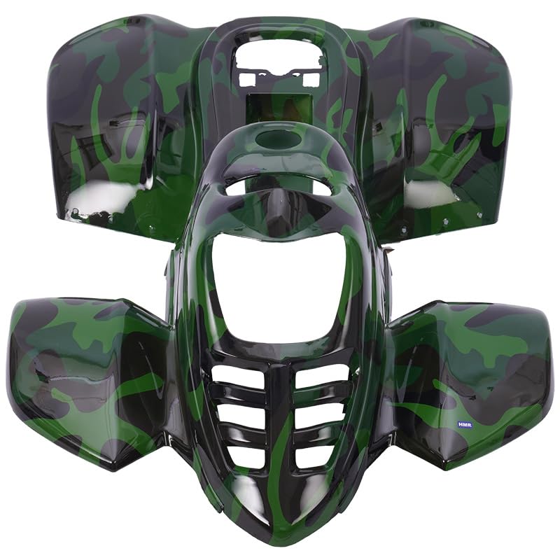 Quad Atv Quad Bambini 50 - 110 cc Plastica Set Tuta Mimetica Vernice