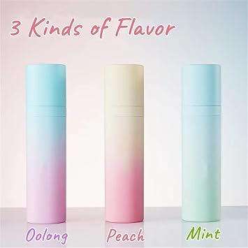 Breath Spray for Bad Breath Mouth Freshener Spray, Halitosis Treatment Cool Mint Fruit Oolong Flavor Dry Spray Care Oral Cleaning Small Portable Breath Freshener (Color : Mint)
