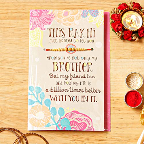 Image of ARCHIES Rakhi Collection For Rakshabandhan | Rakhi For Brother | Rakhi for Bhaiya and Bhabhi | Rakhi Combo Gift Hamper (ALLEGIANT-ARCHIES SPECIAL RAKHI CARD COMBO)