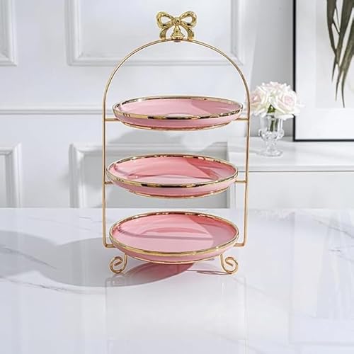 Rutexcフルーツバスケット、デザートプレート、アーチ型ケーキスタンド、アフタヌーンティー、かわいい収納、北欧スタイル、実用的、多機能、お手入れ簡単、耐久性、持ち運び可能、安心してお買い求めください。