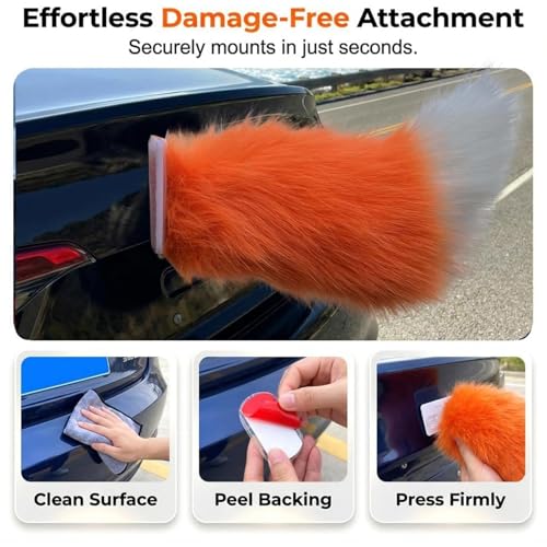 Cola de coche de efecto dinámico recargable con mando a distancia exterior 5