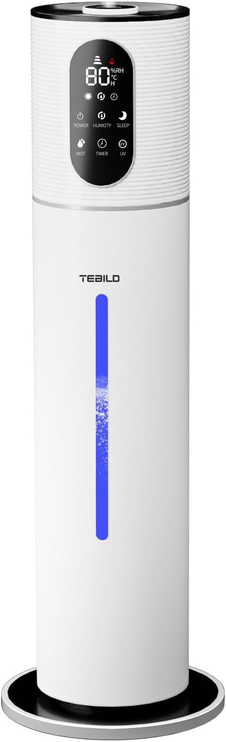 Amazon.com: TEBILD Humidifiers for Bedroom Large Room, 9L/2.37Gal ...