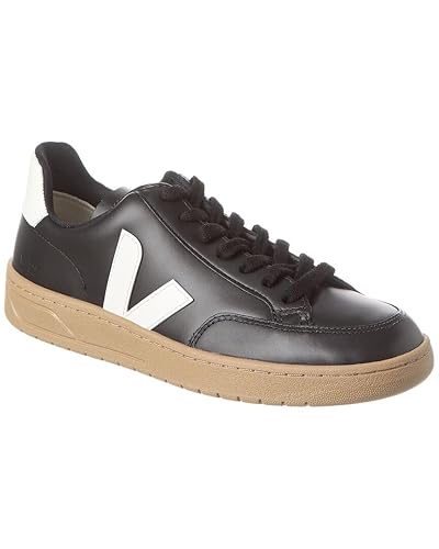 Veja V-12 Leather Women's Classy Leather Logo Low Sneker Trainers