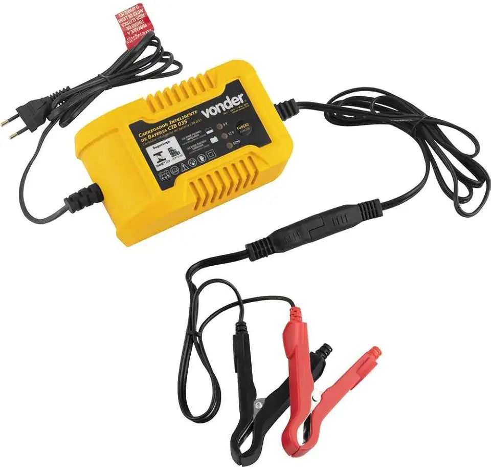 Vonder, Carregador Inteligente De Bateria, Bivolt, Cib 035.