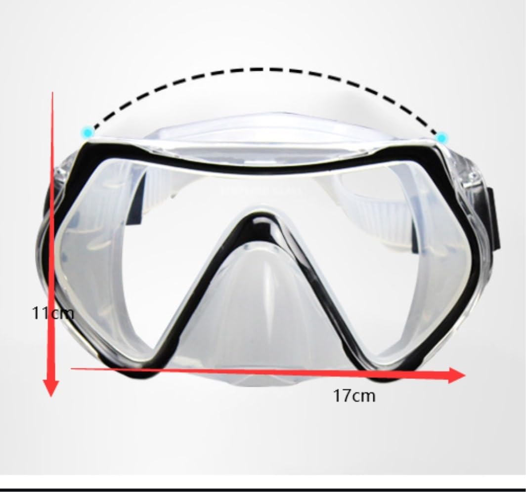 Sprzęt do Snorkelingu, Premium Snorkel Set Maska Do Nurkowania Dla Dorosłych Snorkeling Nurkowanie Gogle Pływania Dry Maska do Nurkowania
