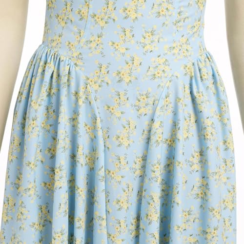 Robe dentelle volantée fluide midi style bohème et dos nu - 5