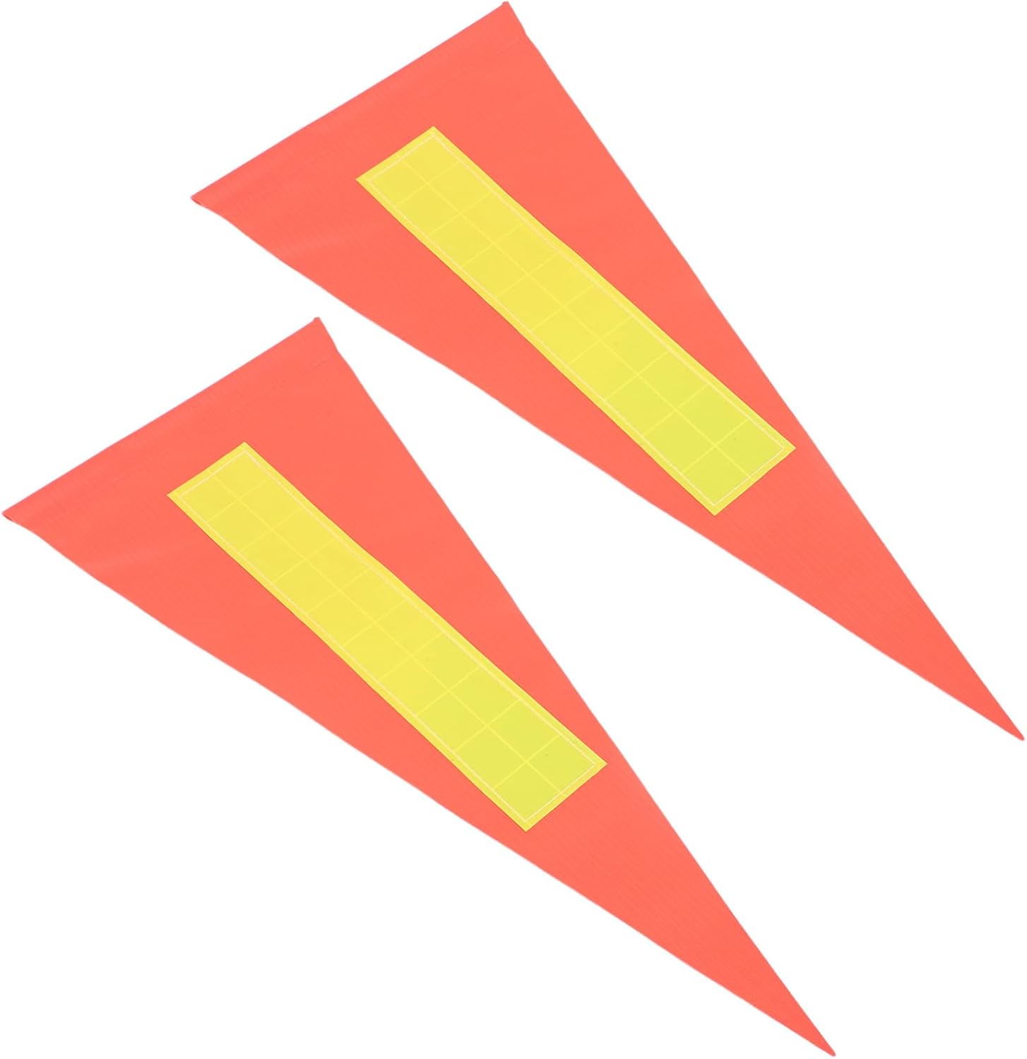 Bike Safety Flags High Visibility Safety Flags 2pcs Reflective Triangle Warning Banner Accessories for with 6mm Pole, for ’s Bicycle Scooter Stroller Cycling and Outdoor Use