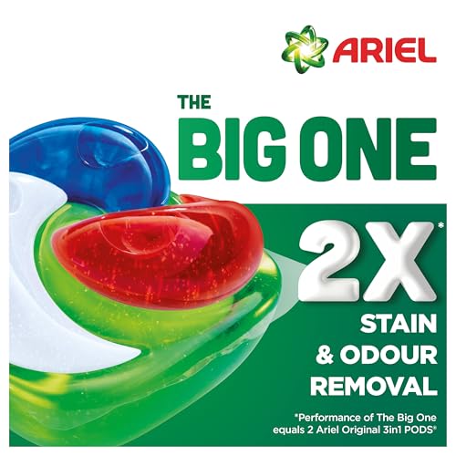Ariel The Big One Laundry Capsules, 35 Washes, Original - Stain & Odour Removal PODS, Fast Dissolving in Cold, Ariel Pods - Image 7